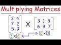 How To Multiply Matrices Quick Easy
