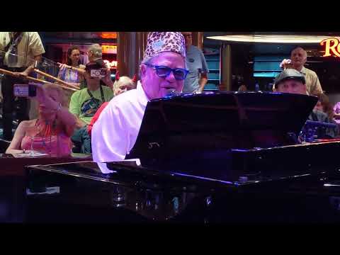 Mitch Woods "Club 88" Musicians Jam "Rockin' Pneumonia & the Boogie Woogie Flu" Blues Cruise LRBC#42