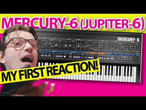 😮 🎹 😮 Mercury-6 Synth (Jupiter-6) Cherry Audio  First Look @AGDugros