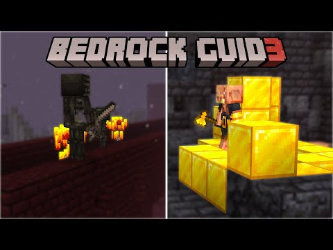 Get AMAZING Items From Nether Fortress + Bastion | Minecraft Bedrock Guide S3 EP19