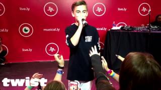 Johnny Orlando Performs &quot;Let Go&quot; at VidCon 2016 musical.ly Stage 😍😘