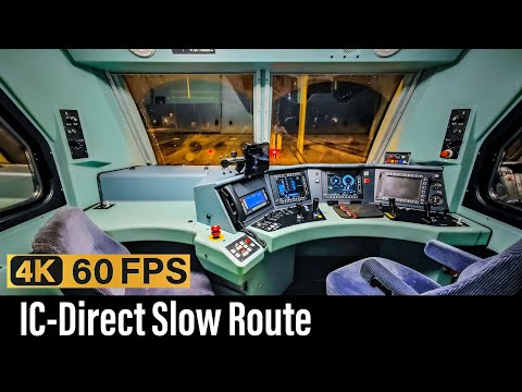 Trein Cabinerit / IC Direct Omgeleid / Watergraafsmeer - Leiden - Breda / TRAXX / November 2023