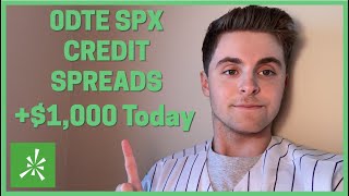 How to Make $1,000 a Day, Trading Options! SPX 0DTE Credit Spread Strategy