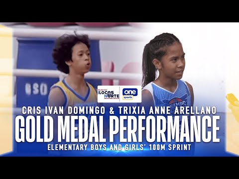Barefoot runner Arellano, Domingo EARN GOLD in Elementary 100m Sprint | Palarong Pambansa 2025