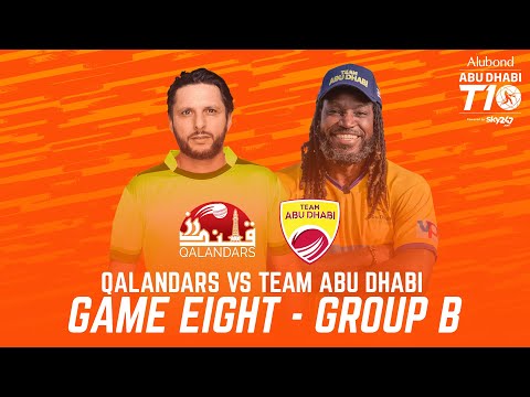 Match 8 HIGHLIGHTS I Team Abu Dhabi vs Qalandars I Day 3 I Abu Dhabi T10 I Season 4