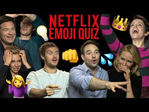 Can Netflix stars guess their own show from Emojis?