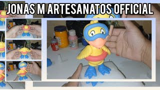 Patinho Nadador Em biscuit Aprenda como fazer Aula Completa. 