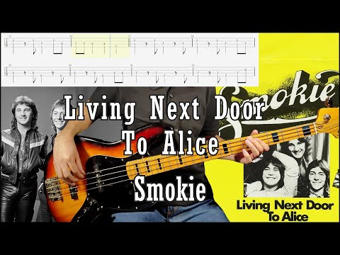 Smokie - Living Next Door To Alice (Bass Cover w/Tab & Backing Track)