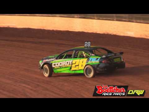 Modified Sedans - Heat 1 - IBRP Golden Helmet Series - Kingaroy Speedway - 18.03.2017