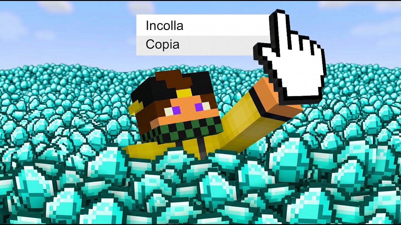MINECRAFT MA USO SEGRETAMENTE COPIA E INCOLLA CONTRO NICO