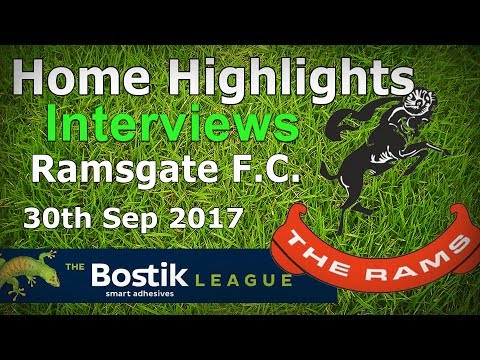 HIGHLIGHTS - Carshalton Athletic vs Ramsgate F.C 30th Sep 2017