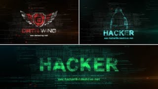 Hacker Logo Reveal (After Effects template)
