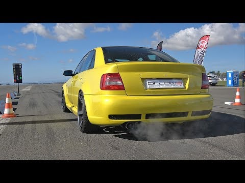 1000HP Audi S4 B5 TTE950 Turbocharger 0-270KM/H Accelerations!
