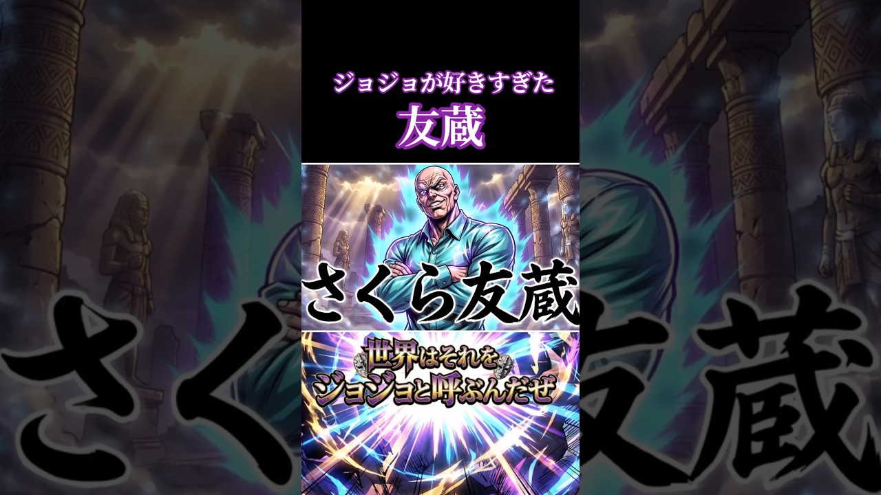 もしもさくら友蔵がジョジョ化したら　#ちびまる子ちゃん #ジョジョ #スタンド