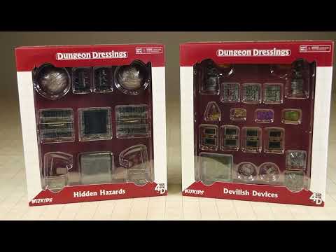 Hidden Hazards & Devilish Devices, Dungeon Dressings Traps Preview, Miniature Accessories for D&D
