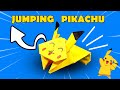 How to Make Origami Jumping Pikachu | Pokemon | Easy and Fun Origami