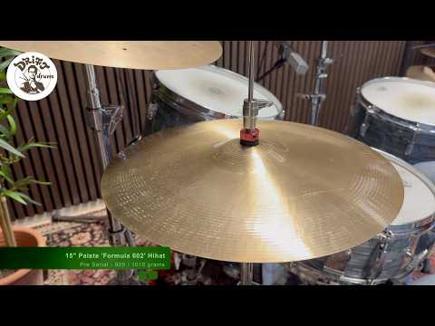15" Paiste Formula 602 "Pre-Serial" Hihat 905/1010gr (VIDEO) image 21