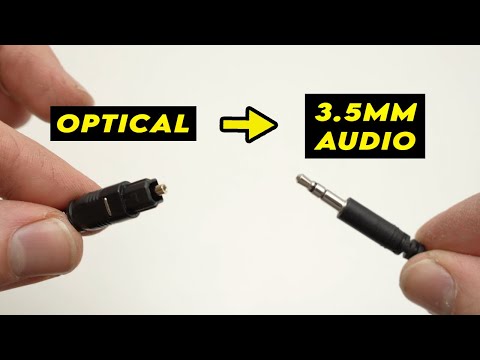 How to Convert Optical to AUX 3.5mm Audio Cable