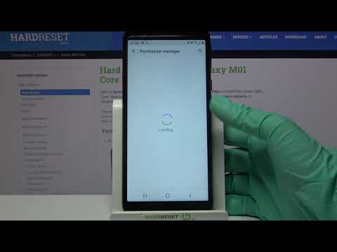 How to Change Apps Permissions in SAMSUNG Galaxy M01 Core – Apps Settings