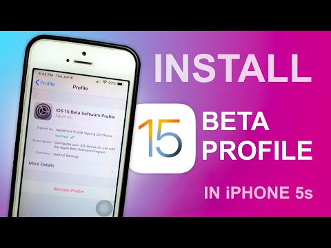 INSTALL iOS 15 Beta Profile in iPhone 5s - How to Install IOS 15 On iPhone 5s🔥🔥.