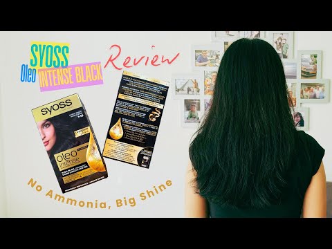 I Tried Syoss Oleo Intense Hair Color – Intense Black Without Ammonia!