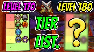 Wizard101: Level 180 Darkmoor Tier List