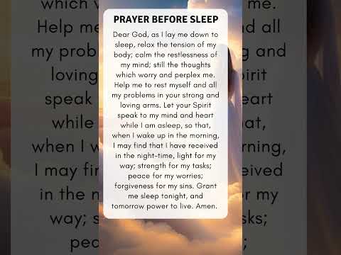 God prayer before sleep | Bedtime prayer | Powerful night prayer