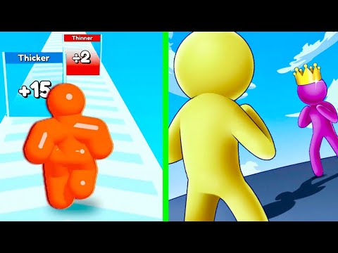 Tall Man Run vs Giant Rush 🔺💥🟢Walkthrough Android, iOS Gameplay 4K GT43