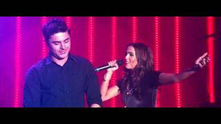 Zac Efron and Zoey Deutch - sing &#39;Because You Loved Me&#39;
