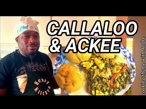 how to cook callaloo and Ackee