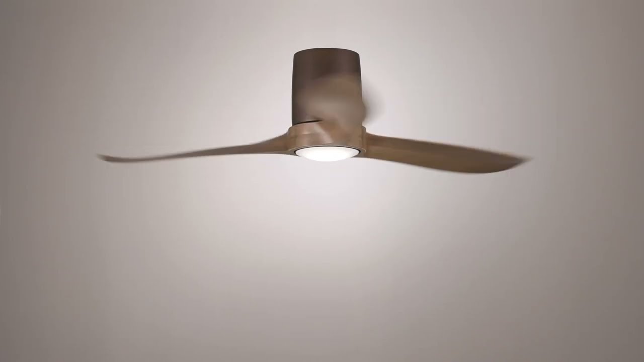 Video 1 Watch A Video About the Casa Vieja Magnolia Bronze Indoor Outdoor LED Hugger Ceiling Fan