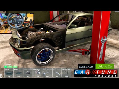 CAR TUNE : Project Ep1 PC - Buying & Fixing FIRST Car Purchase w/Car AUDIO!!