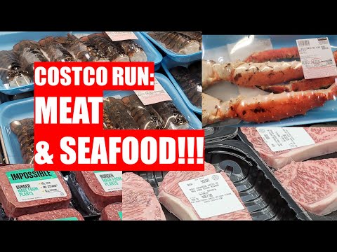 COSTCO RUN: MEATS & SEAFOOD! : Wagyu, King Crab,...