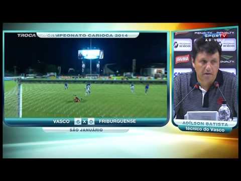 Vasco 6x0 Friburguense Carioca 2014 Gols