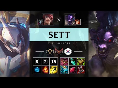 Sett Support vs Alistar: Dominating - KR Grandmaster Patch 14.16