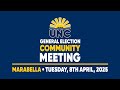 UNC Campaign Meeting Marabella April 8 2025