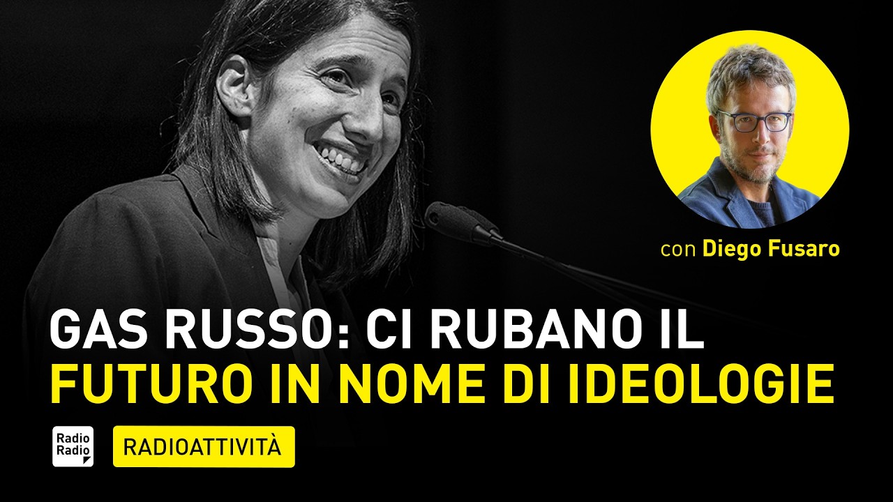 Gas russo: l'Italia al freddo per fare contenti gli americani (ed Elly Schlein)