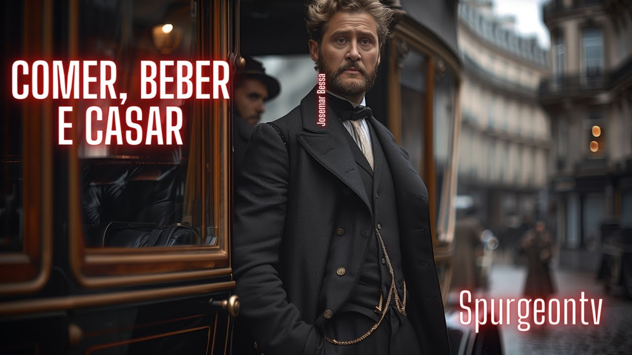 Comer, Beber e Casar  ( Mateus 24:39 ) - C. H. Spurgeon - Sermão 823  #português @JosemarBessa