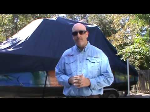 Carver Dual Entry Hard-Top Boat Cover Installation