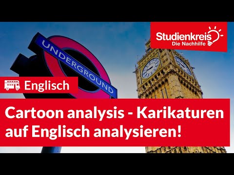 Cartoon analysis – Analyze cartoons in English! | Understand English with the study group