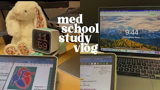 med school study vlog 🧪 | heart physics, spirometer lab, lots of due dates