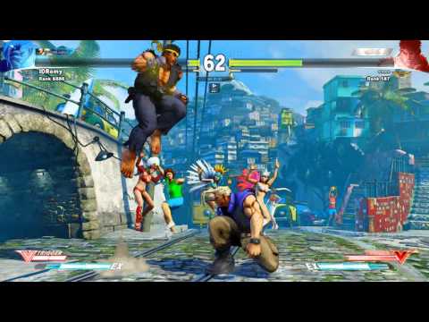 SFV~ Ryu (MCZ Tokido) vs. Nash (I0Remy) HD