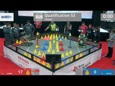 2018 VEXU Design Q53 - UPRM vs NYIT3 - 62 to 54