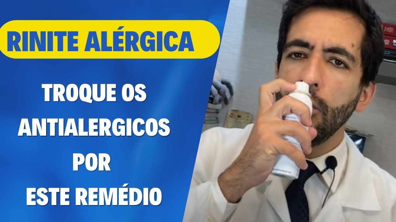 Como tratar a rinite com spray nasal de corticoide? Como colocar no nariz o spray de medicamento?