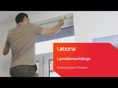 	Ausmessung - Lamellenvorhang