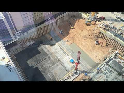 Centennial Tower Construction -  Houston Methodist - Time Lapse - 3/3