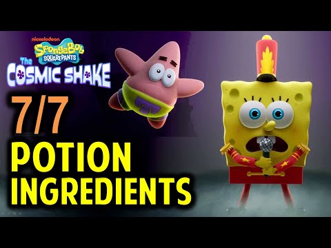 All 7 Potion Ingredients Locations | SpongeBob SquarePants The Cosmic Shake