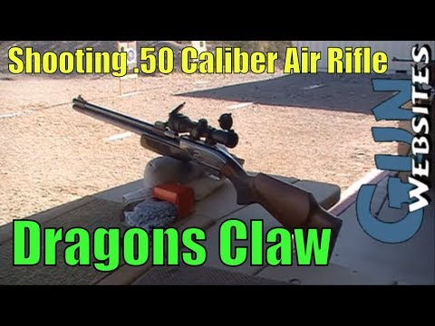 Shooting .50 Caliber Air Rifle, We shoot Dragons Claw 50 cal Airgun by Sam Yang