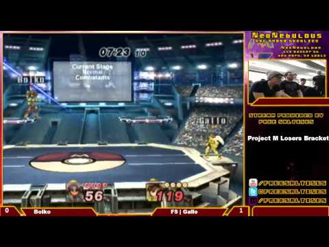 Nebulous Sunday 3 PM Losers Bracket - Boiko (Ness/Samus) vs FS Gallo (Pit/Ike)