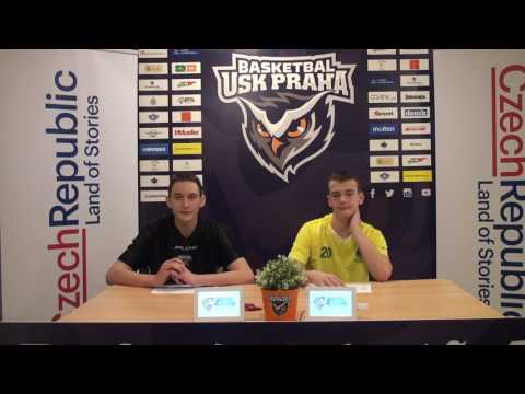 EYBL press conference: USK Prague - SBK Junior Levice